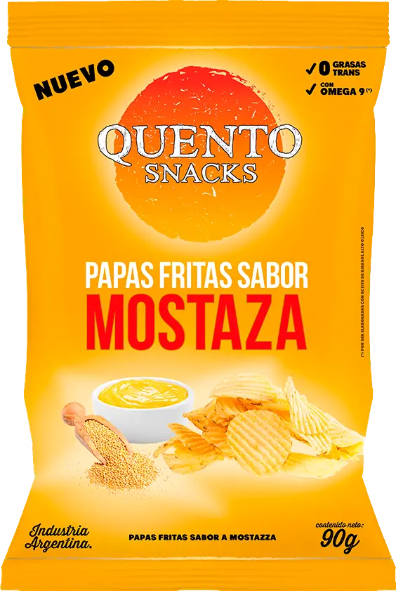 Papas fritas quento mostaza