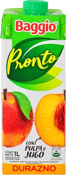 Baggio durazno 1l