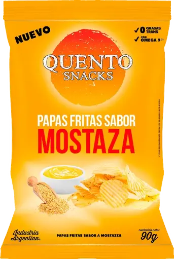 Papas fritas quento mostaza